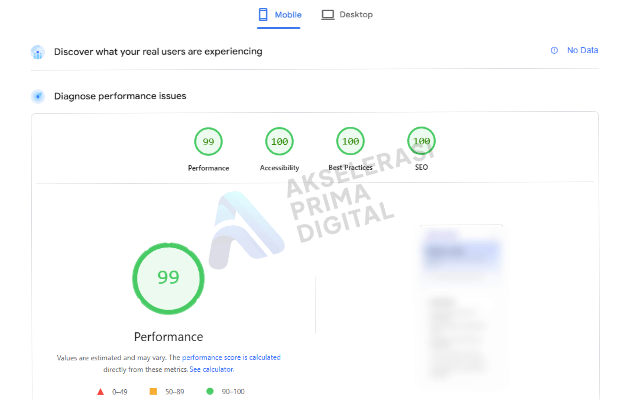portfolio optimasi kecepatan website 1