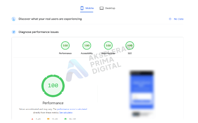 portfolio optimasi kecepatan website 3
