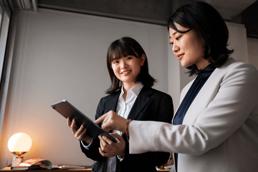 business people working